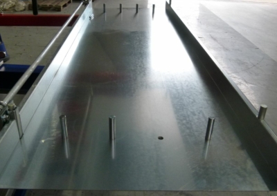 swingout sheet metal tray